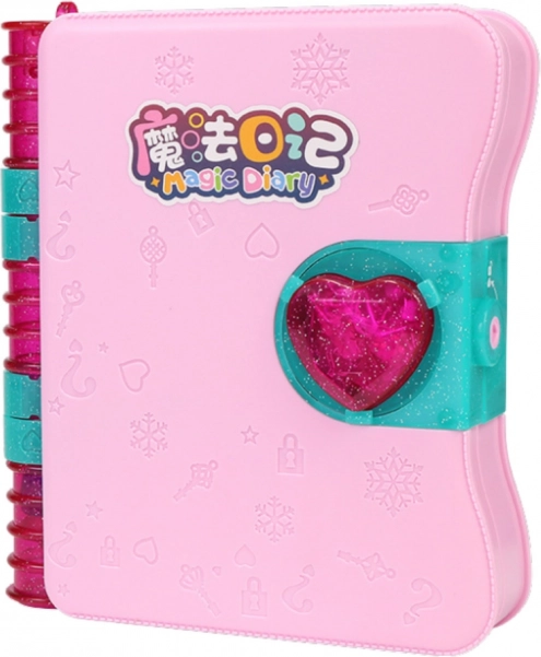 Diario segreto con lucchetto rosa