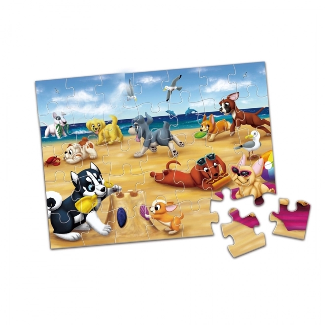 Puzzle Cuccioli 35 Pezzi Grandi