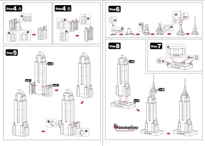 Puzzle 3D Metal Earth Empire State Building