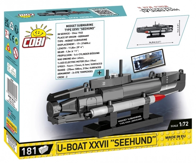 Sottomarino Modellino COBI U-Boot Seehund