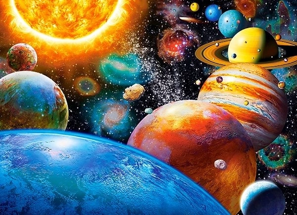 Puzzle 300 Pezzi Pianeti e le loro Lune