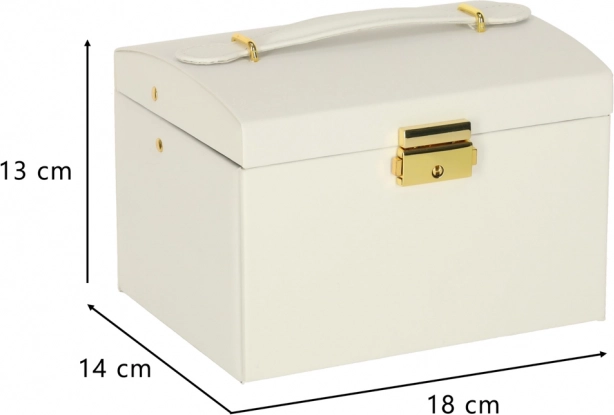 Portagioie bianco con cassetti