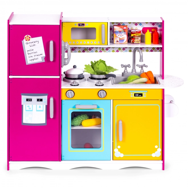 Grande Cucina Giocattolo in Legno per Bambini di ECOTOYS