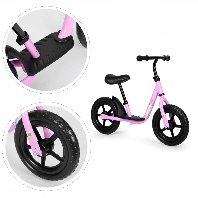 Bici senza pedali per bambini Ecotoys rosa