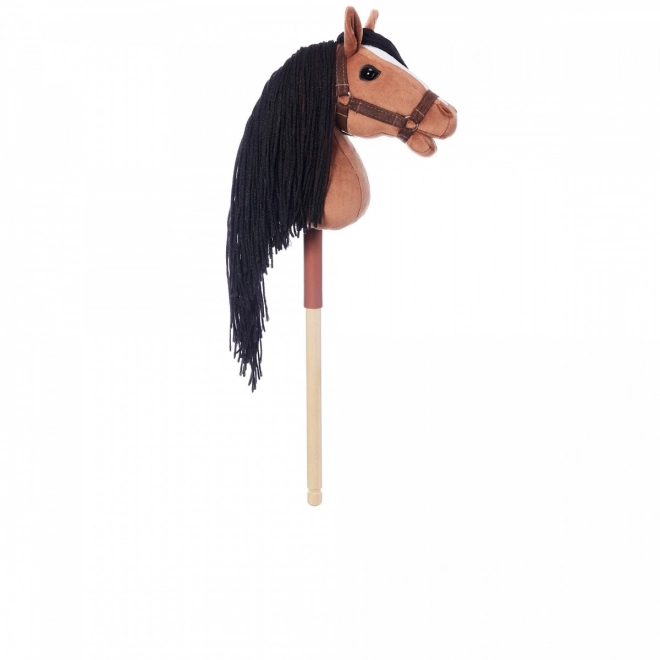 Cavallino su bastone Hoppihorse marrone