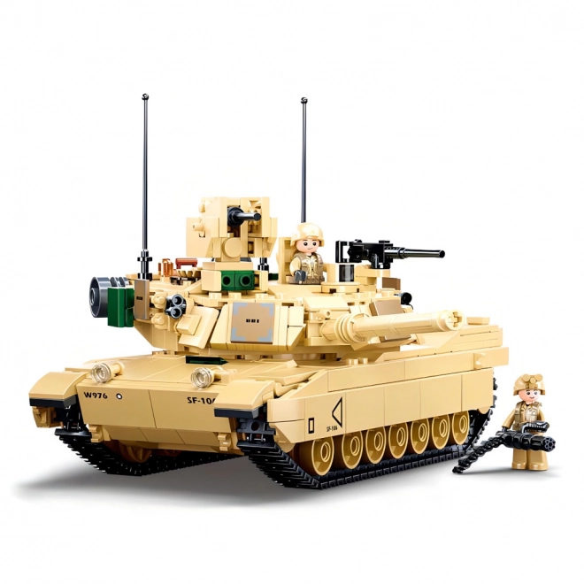 Sluban mattoncini modello carro armato M1A2 Abrams