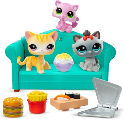 Set Littlest Pet Shop Cena con 3 Figurine