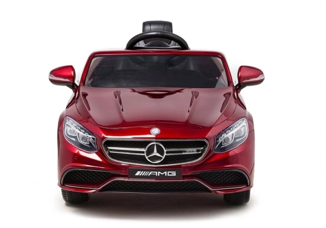 Auto a batteria Mercedes S63 rosso vernice