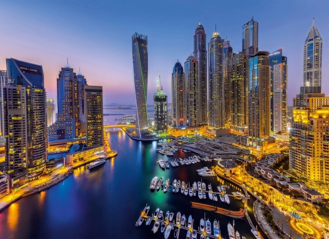 Puzzle panoramica Dubai 1000 pezzi