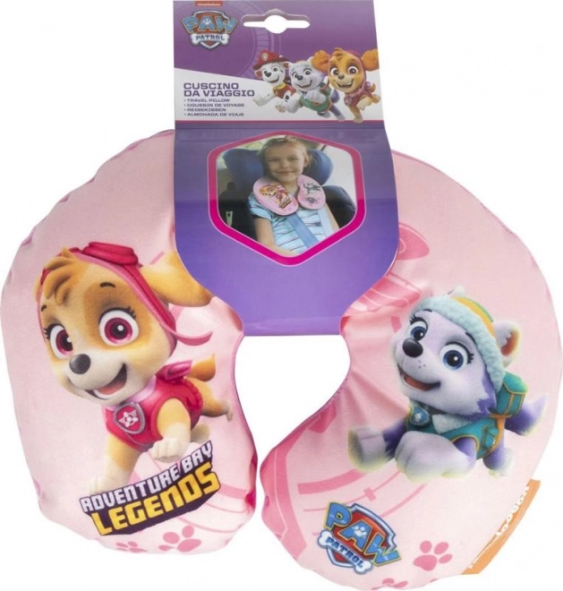 Cuscino da viaggio per bambini Paw Patrol ragazze