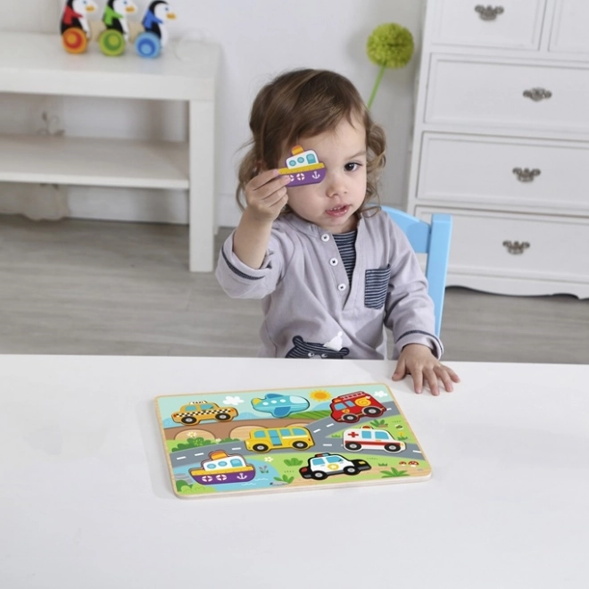 Puzzle ad incastro Trasporti