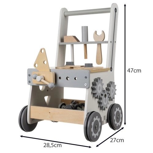 Laboratorio di falegnameria in legno per bambini 3 in 1