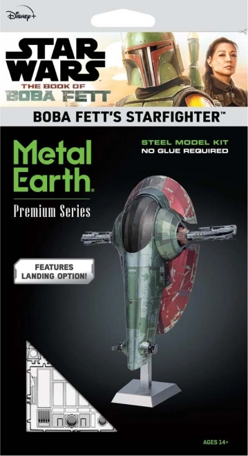 Puzzle 3D Metallico Star Wars: Nave da Caccia di Boba Fett