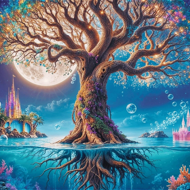 TREFL Puzzle Premium Plus Tea Time: Albero magico 500 pezzi