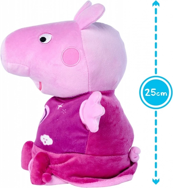 Peppa Pig peluche 2-in-1 con ninna nanna e luce