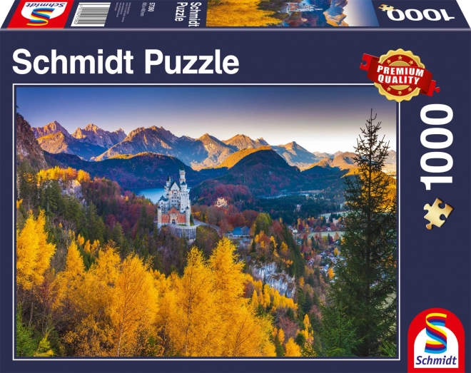 Puzzle Autunnale Neuschwanstein 1000 Pezzi