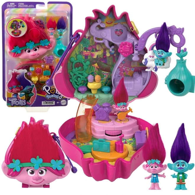 Casetta Portatile POLLY POCKET Trolls di Poppy