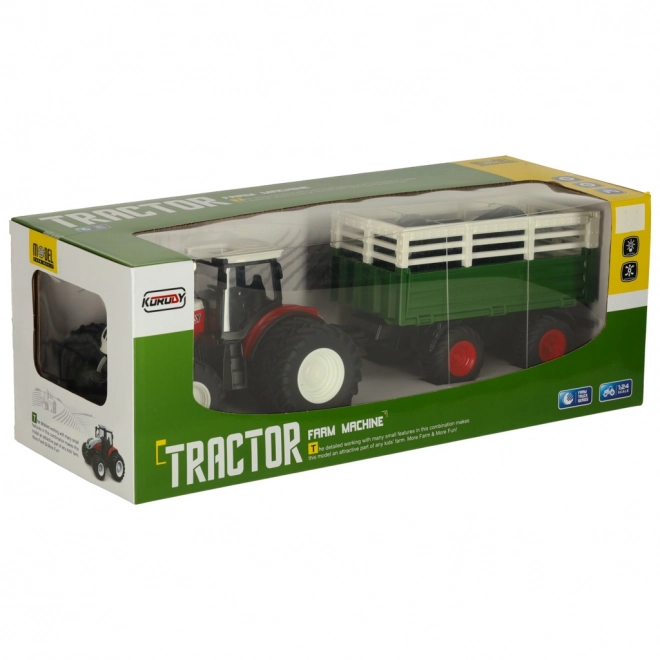 Trattore RC con rimorchio