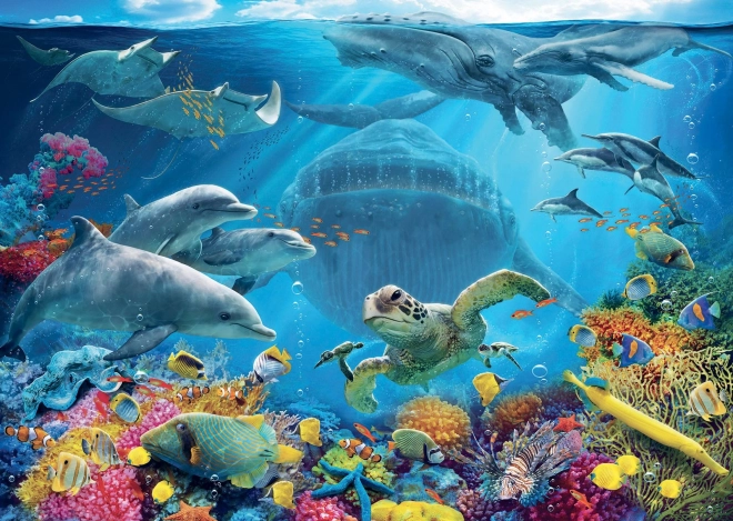 Puzzle Ravensburger vita sott'acqua 300 pezzi