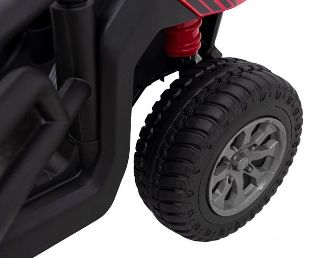 Auto Pick-Up Speed 900 pro bambini Rosso + trazione 4x4 + pompa mobile + vano bagagli + telecomando + pala + LED audio