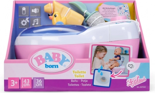 BABY born toilette interattiva per bambini con suoni e sorpresa d’acqua