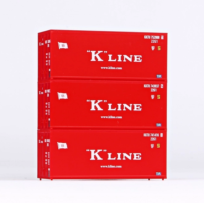 Piko Set 3x20ft container K-Line - 56220