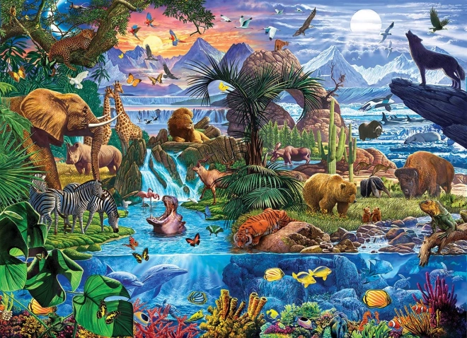 Puzzle di Animali del Mondo Eurographics 5000 Pezzi