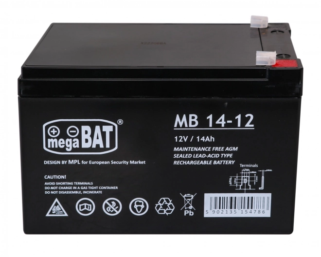 Batteria AGM al Gel per Auto 12V 14Ah