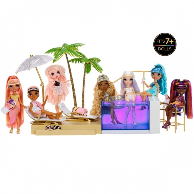 Set Piscina e Beach Club Colori Cangianti Rainbow High