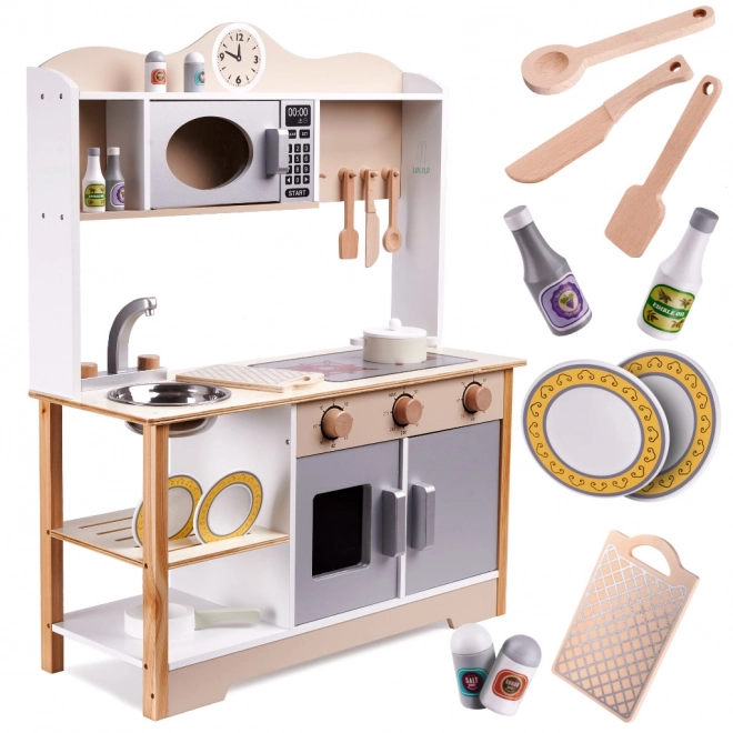 Cucina in legno per bambini Lulilo con accessori