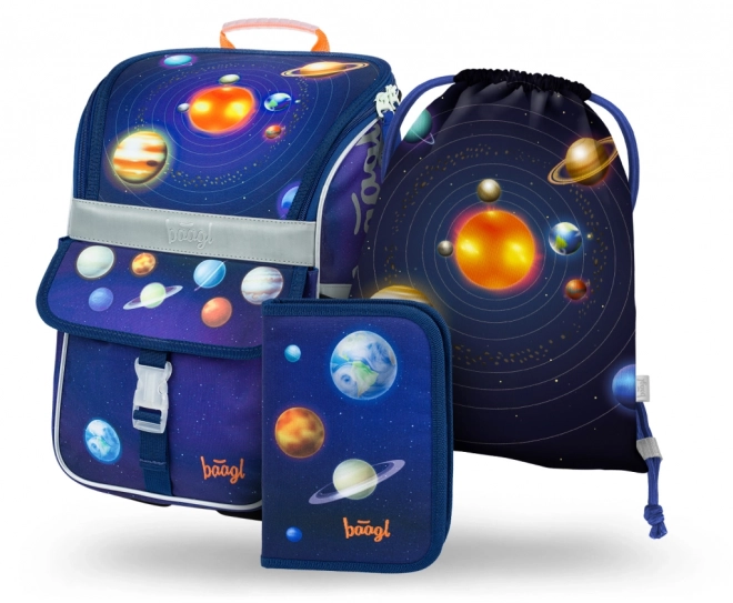 Set Zaino Scolastico BAAGL 3 Zippy Planety