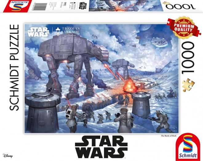 Puzzle SCHMIDT Star Wars: Battaglia per il pianeta Hoth 1000 pezzi