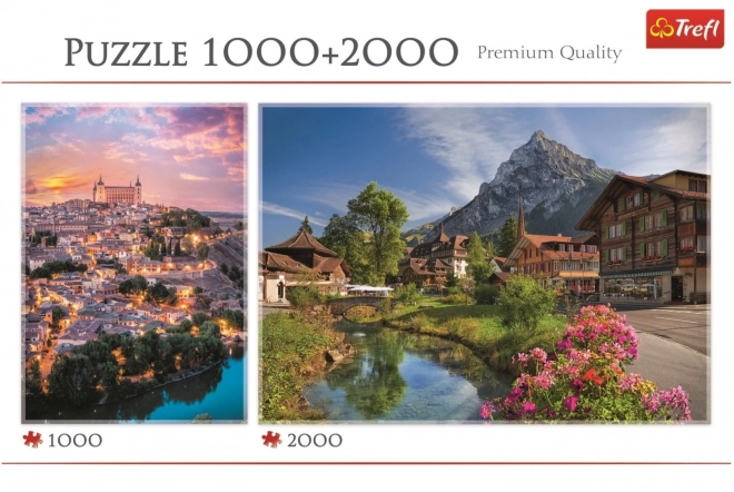 Puzzle Toledo e Estate nelle Alpi - 1000 e 2000 Pezzi