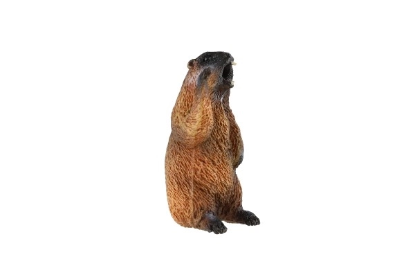 Marmotta dei boschi in plastica 6cm in sacchetto