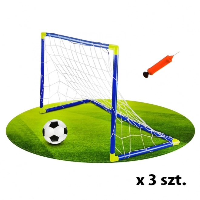 Set Porta da Calcio con Palloni e Pompe per Bambini