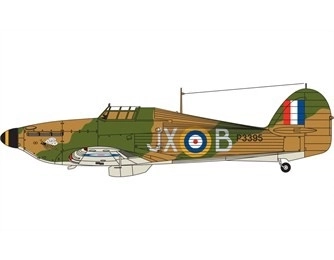 Modellino in plastica Hawker Hurricane Mk.1 1:48