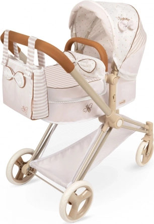 Passeggino pieghevole per bambole 3 in 1 con borsa VERONA, 73 cm