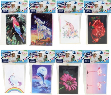 Pittura diamantata con accessori mix di colori in sacchetto