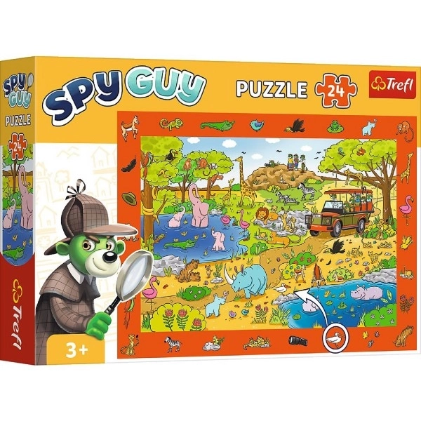Puzzle 24 pezzi osservativi - Spy Guy Safari