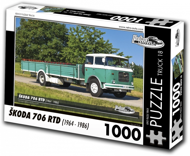 Puzzle Camion Škoda 706 RTD 1000 Pezzi