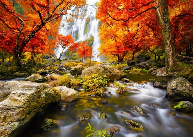 Puzzle Cascata autunnale 1000 pezzi