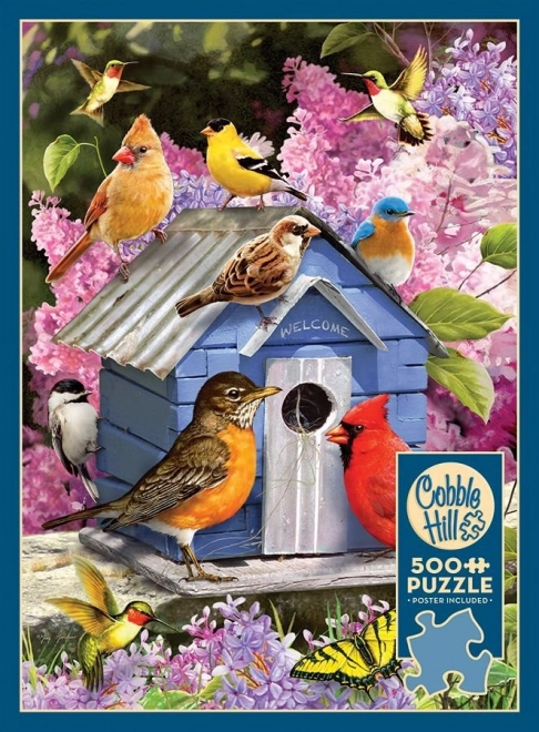 Puzzle Casetta Primaverile 500 Pezzi Cobble Hill