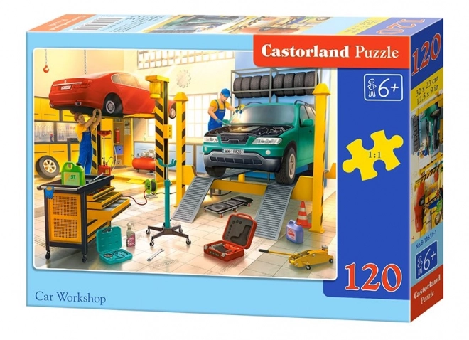 Puzzle Officina Automobili CASTORLAND 120 pezzi