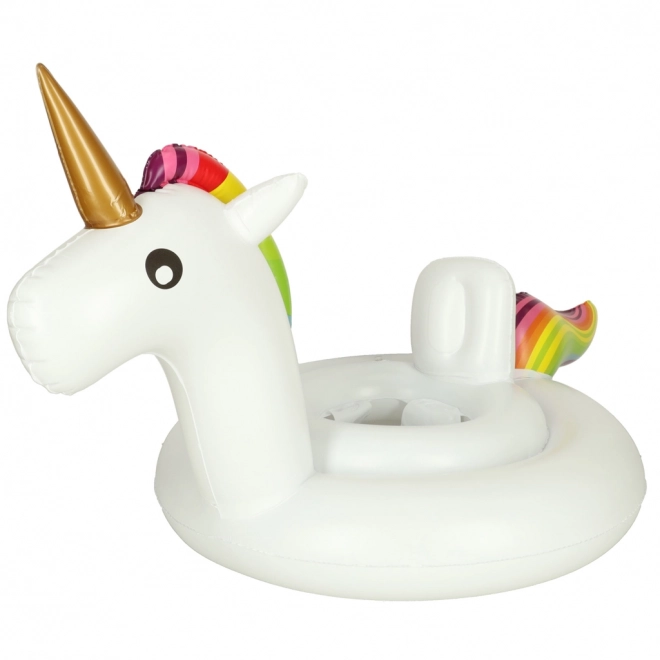 Ciambella per nuoto bambini unicorno con sedile