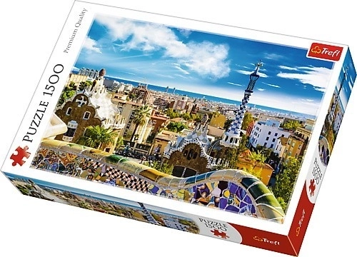 Puzzle 1500 pezzi Park Guell, Barcellona