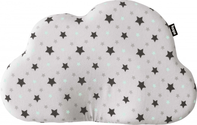 Cuscino in schiuma memory Mint Stars