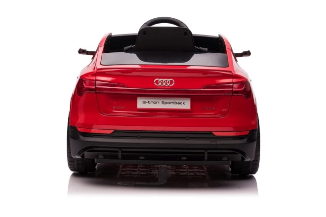 Audi E-Tron auto rosso a batteria QLS-6688