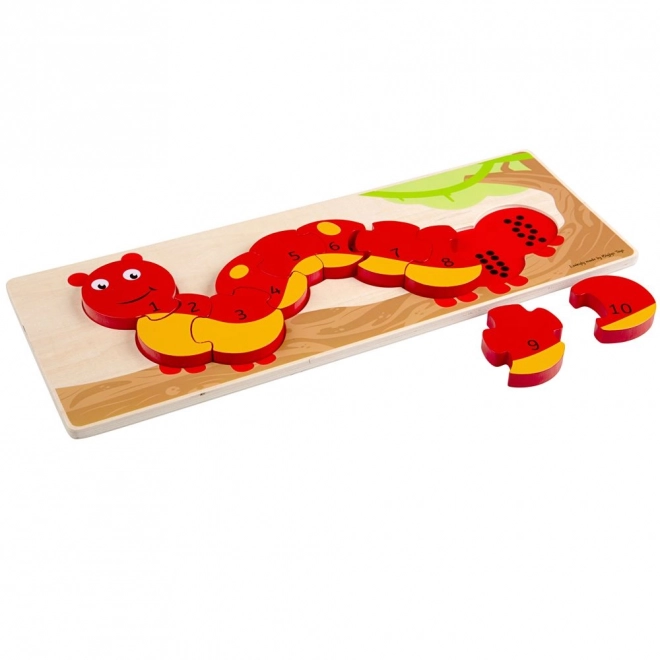 Puzzle calcolatore Bruco Bigjigs Toys