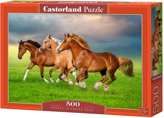 Puzzle Castorland Cavalli in corsa primaverile 500 pezzi