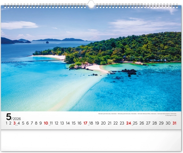 Calendario da parete Mare 2026